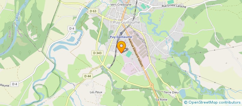 localisation de l'entreprise MADAME DENISE ROUZAUD  PUY-GUILLAUME