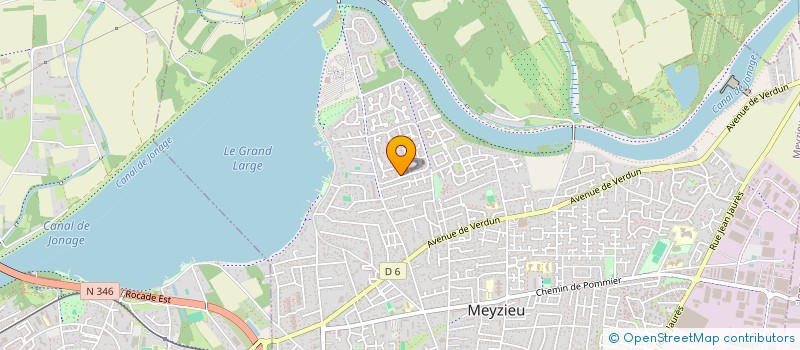 localisation de l'entreprise MADAME DENISE ROZIER  MEYZIEU