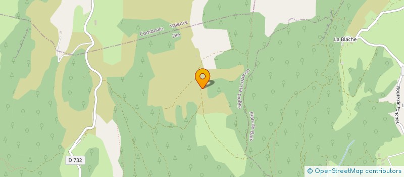 localisation de l'entreprise MADAME DENISE SAUVAND  PLAN-DE-BAIX