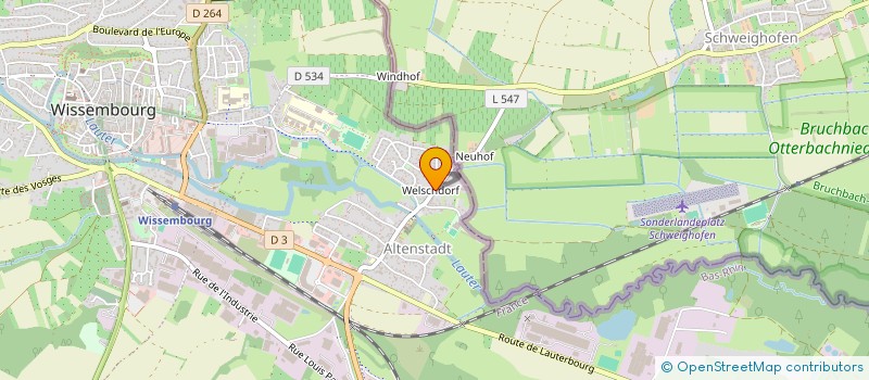 localisation de l'entreprise MADAME DENISE SCHMITT  SALMBACH