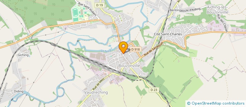 localisation de l'entreprise MADAME DENISE SCHREKLINGER  BOUZONVILLE