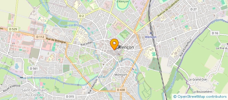 localisation de l'entreprise MADAME DENISE SEGOUIN à ALENCON