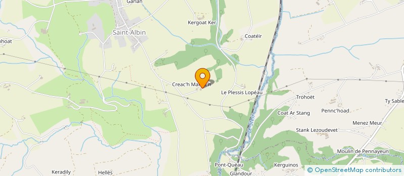 localisation de l'entreprise MADAME DENISE SEZNEC  PLOGONNEC