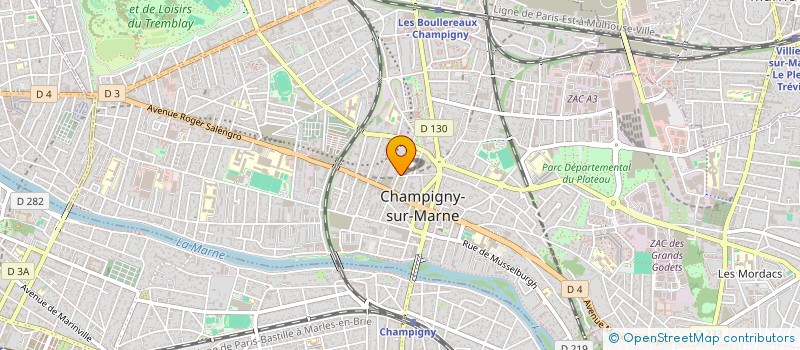 localisation de l'entreprise MADAME DENISE SIMON à CHAMPIGNY-SUR-MARNE