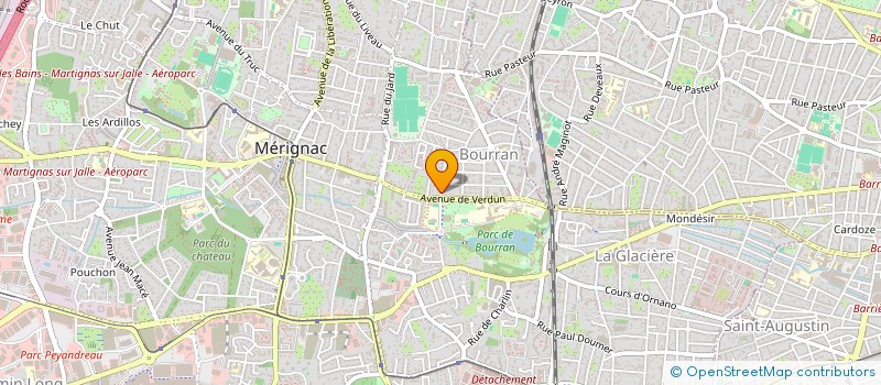 localisation de l'entreprise MADAME DENISE SINAMA TARMALINGOM  MERIGNAC