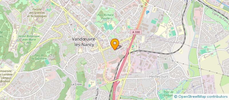 localisation de l'entreprise MADAME DENISE SOLMAZ  VANDUVRE-LES-NANCY