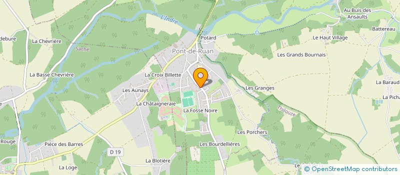 localisation de l'entreprise MADAME DENISE SOUTY  PONT-DE-RUAN