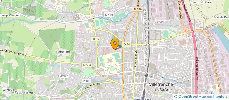 localisation de l'entreprise MADAME DENISE STEFANIAK  VILLEFRANCHE-SUR-SAONE