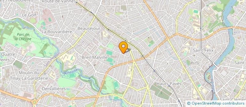 localisation de l'entreprise MADAME DENISE STEINBACH  NANTES