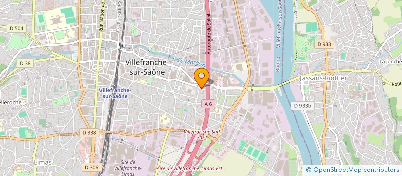 localisation de l'entreprise MADAME DENISE STRACK  VILLEFRANCHE-SUR-SAONE