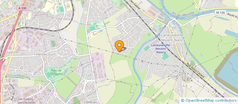 localisation de l'entreprise MADAME DENISE THIRIET  LANEUVEVILLE-DEVANT-NANCY
