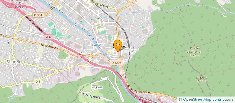 localisation de l'entreprise MADAME DENISE TORIN  CLUSES