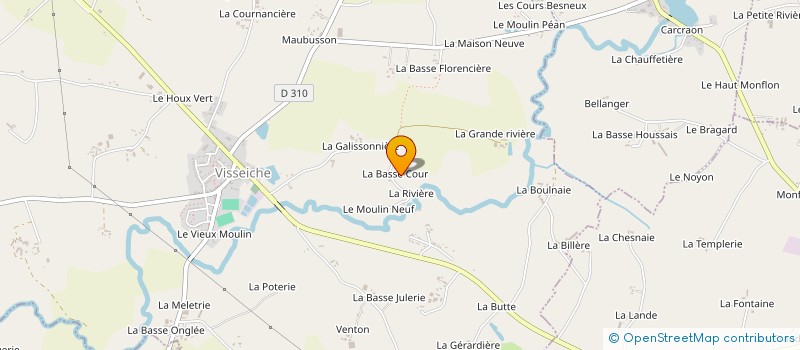 localisation de l'entreprise MADAME DENISE TOUIN  AVAILLES-SUR-SEICHE