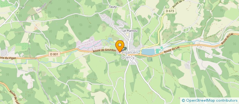 localisation de l'entreprise MADAME DENISE TRIMBLE  LE VIGAN