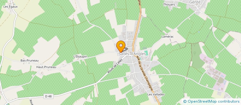 localisation de l'entreprise MADAME DENISE TRUBUIL  SALLES-D'ANGLES