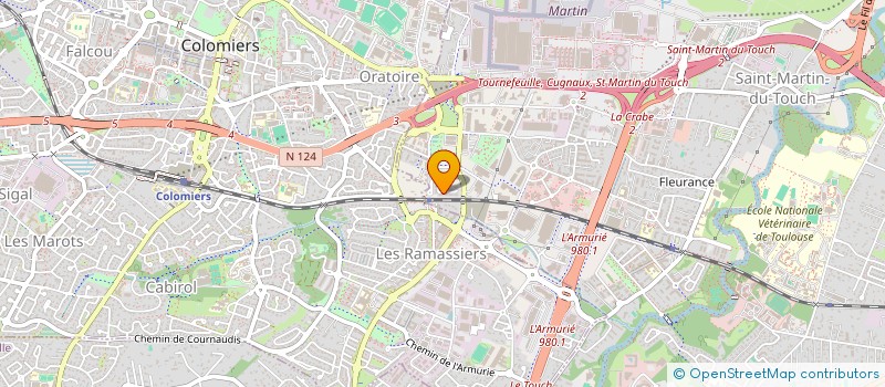 localisation de l'entreprise MADAME DENISE UHLMANN à TOULOUSE