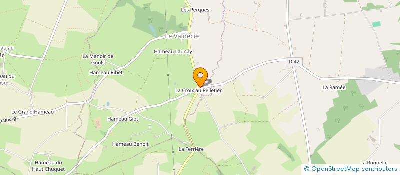 localisation de l'entreprise MADAME DENISE VAUTIER  BRICQUEBEC-EN-COTENTIN