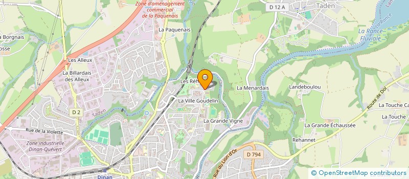 localisation de l'entreprise MADAME DENISE VEILLET à DINAN