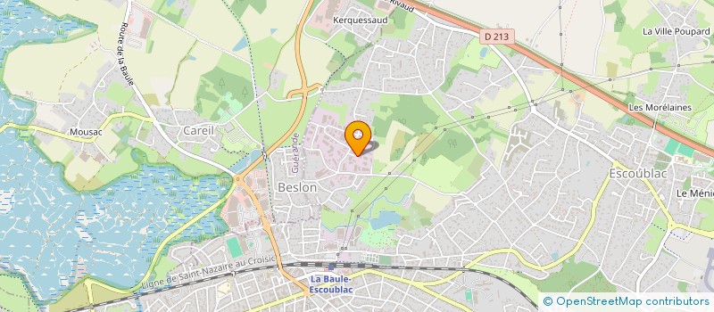 localisation de l'entreprise MADAME DENISE VERT  LA BAULE-ESCOUBLAC