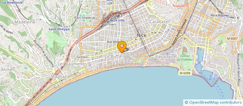 localisation de l'entreprise MADAME DENISE VIDAL à NICE