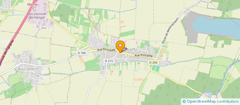 localisation de l'entreprise MADAME DENISE WEBER  MEISTRATZHEIM