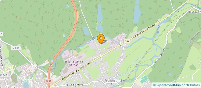 localisation de l'entreprise MADAME DENISE ZWISSLER  FROIDECONCHE