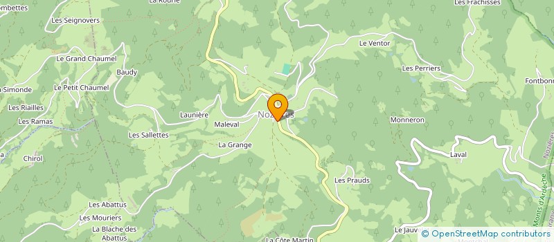 localisation de l'entreprise MADAME DENISSE SANCHEZ VELAZQUEZ  NOZIERES