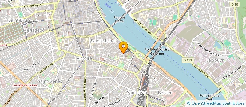 localisation de l'entreprise MADAME DENITSA BRANZAKOVA  BORDEAUX