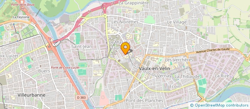 localisation de l'entreprise MADAME DENIZ-ADJA MEZIAN  VAULX-EN-VELIN