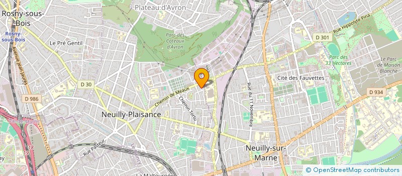 localisation de l'entreprise MADAME DENIZ AKSOY à NEUILLY PLAISANCE