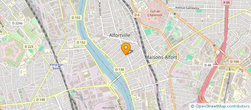 localisation de l'entreprise MADAME DENIZ DALKARA à ALFORTVILLE