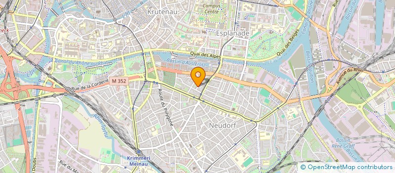 localisation de l'entreprise MADAME DENIZ TORELI à STRASBOURG