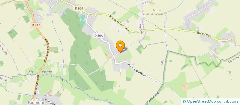 localisation de l'entreprise MADAME DENNETIERES BLONDEAU  BERSEE