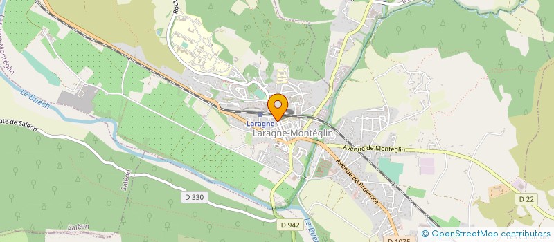 localisation de l'entreprise MADAME DENYSE BELLON à LARAGNE-MONTEGLIN