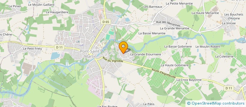 localisation de l'entreprise MADAME DENYSE BOUCHET à PONT-SAINT-MARTIN