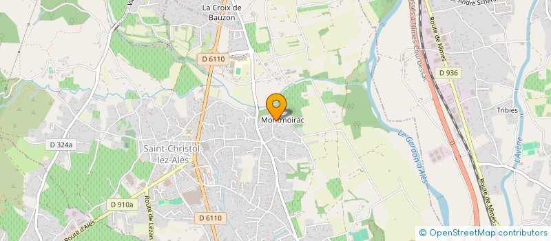 localisation de l'entreprise MADAME DENYSE FANTON à SAINT-CHRISTOL-LEZ-ALES