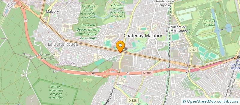 localisation de l'entreprise MADAME DEODA THYSTERE TCHICAYA  CHATENAY-MALABRY