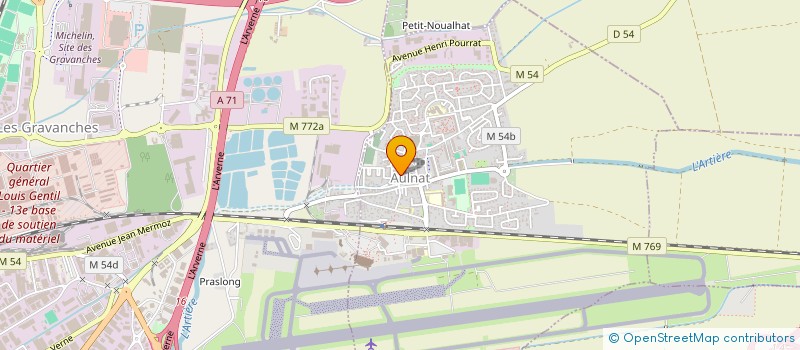 localisation de l'entreprise MADAME DEOLINDA CERQUEIRA  AULNAT