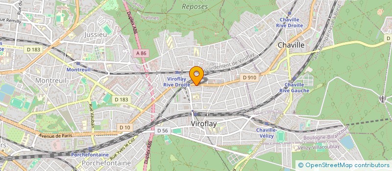 localisation de l'entreprise MADAME DEOLINDA GONCALVES  VIROFLAY