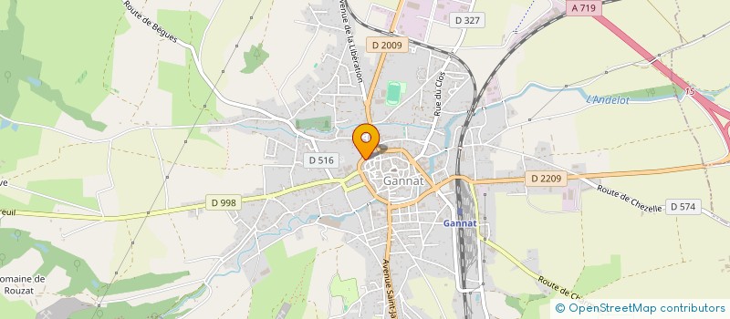 localisation de l'entreprise MADAME DEONILDA MARQUES  JENZAT