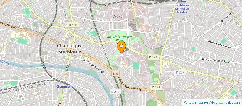 localisation de l'entreprise MADAME DEONILDA SEMEDO GALVAO à CHAMPIGNY-SUR-MARNE