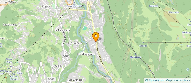 localisation de l'entreprise MADAME DEPLAN VALLET  SAINT GERVAIS LES BAINS