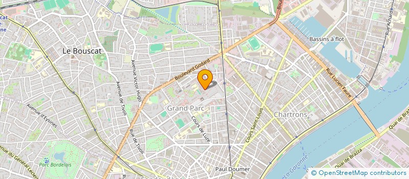 localisation de l'entreprise MADAME DERBE NINA BROUX  BORDEAUX