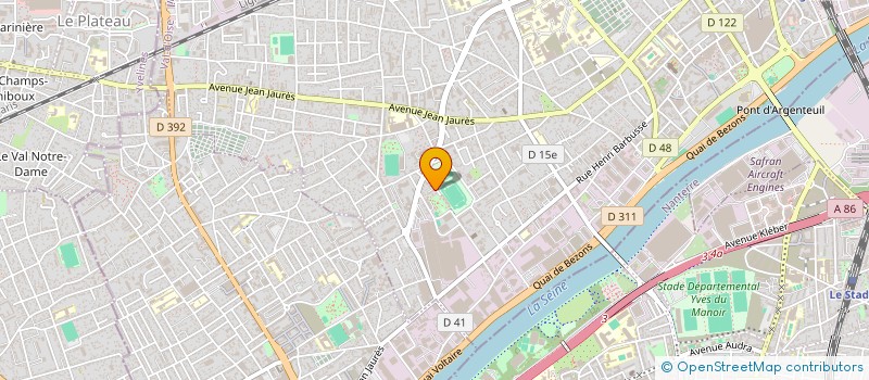 localisation de l'entreprise MADAME DERRADJI ATOUI à ARGENTEUIL