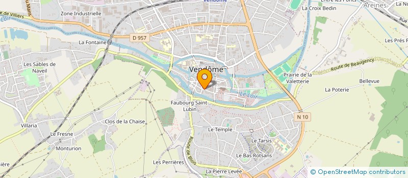 localisation de l'entreprise MADAME DERYA DEMIREL  VENDOME