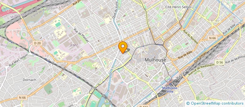 localisation de l'entreprise MADAME DERYA YILDIRIM  MULHOUSE