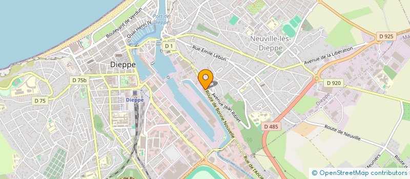 localisation de l'entreprise MADAME DERYCKE DIEUSSAERT  DIEPPE