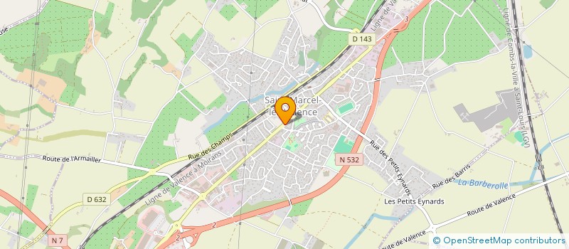 localisation de l'entreprise MADAME DESIDERIA HECTOR à SAINT-MARCEL-LES-VALENCE