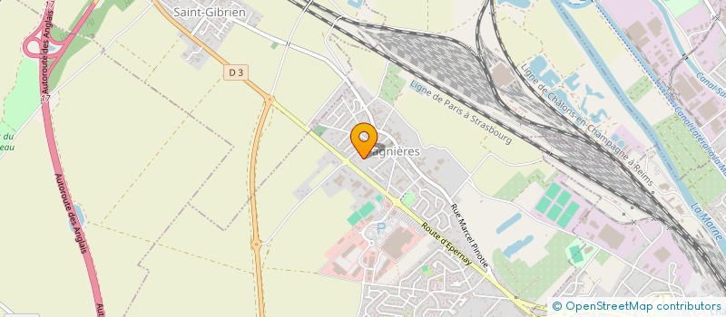 localisation de l'entreprise MADAME DESILIA THIBAULT  FAGNIERES