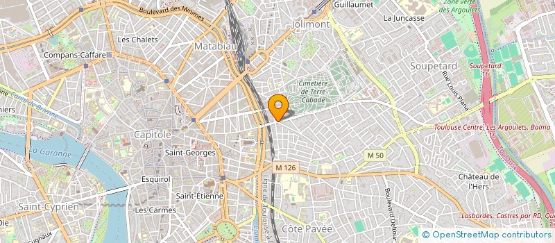 localisation de l'entreprise MADAME DESIRA VIGNON--BOUCHET  TOULOUSE